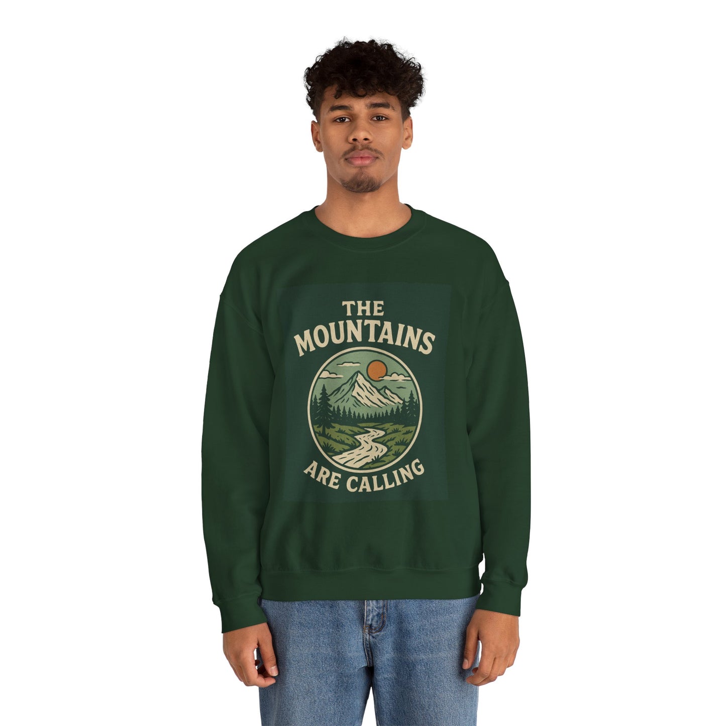 The Mountains Are Calling Sweatshirt, Cozy Hiking Apparel, Unisex Sweatshirt, Adventure Gift, Nature Lover Crewneck