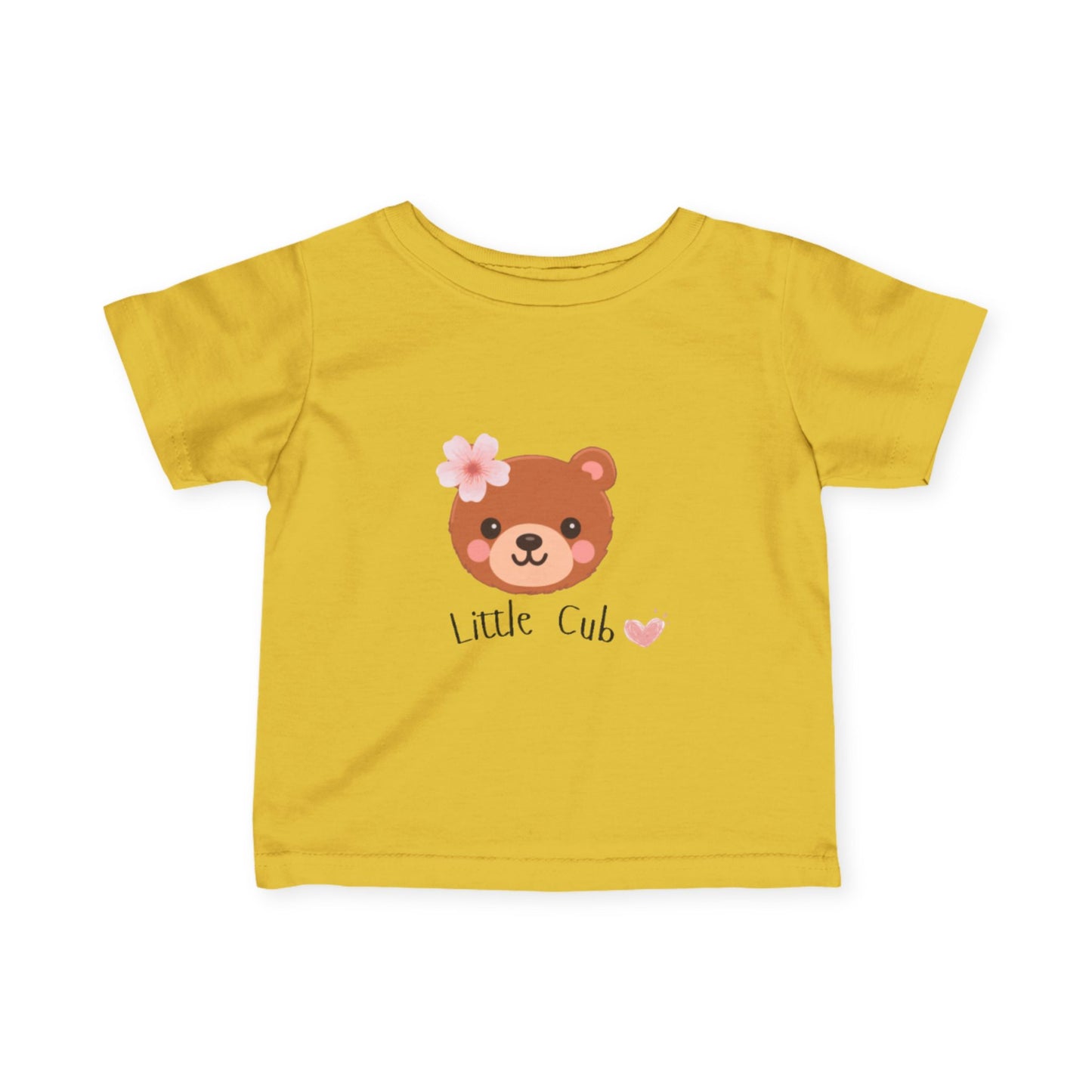 Adorable Infant Bear Tee, Cute Baby Shirt, Little Cub T-Shirt, Kids Gift, Nursery Style, Toddler Apparel