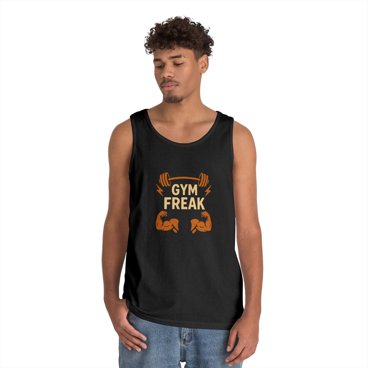Gym Motivation Tank Top - Fitness, Workout Gear, Unisex Athletic Apparel, Gym Freak, No Pain No Gain, Summer Fitness Top