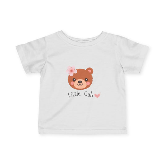 Adorable Infant Bear Tee, Cute Baby Shirt, Little Cub T-Shirt, Kids Gift, Nursery Style, Toddler Apparel
