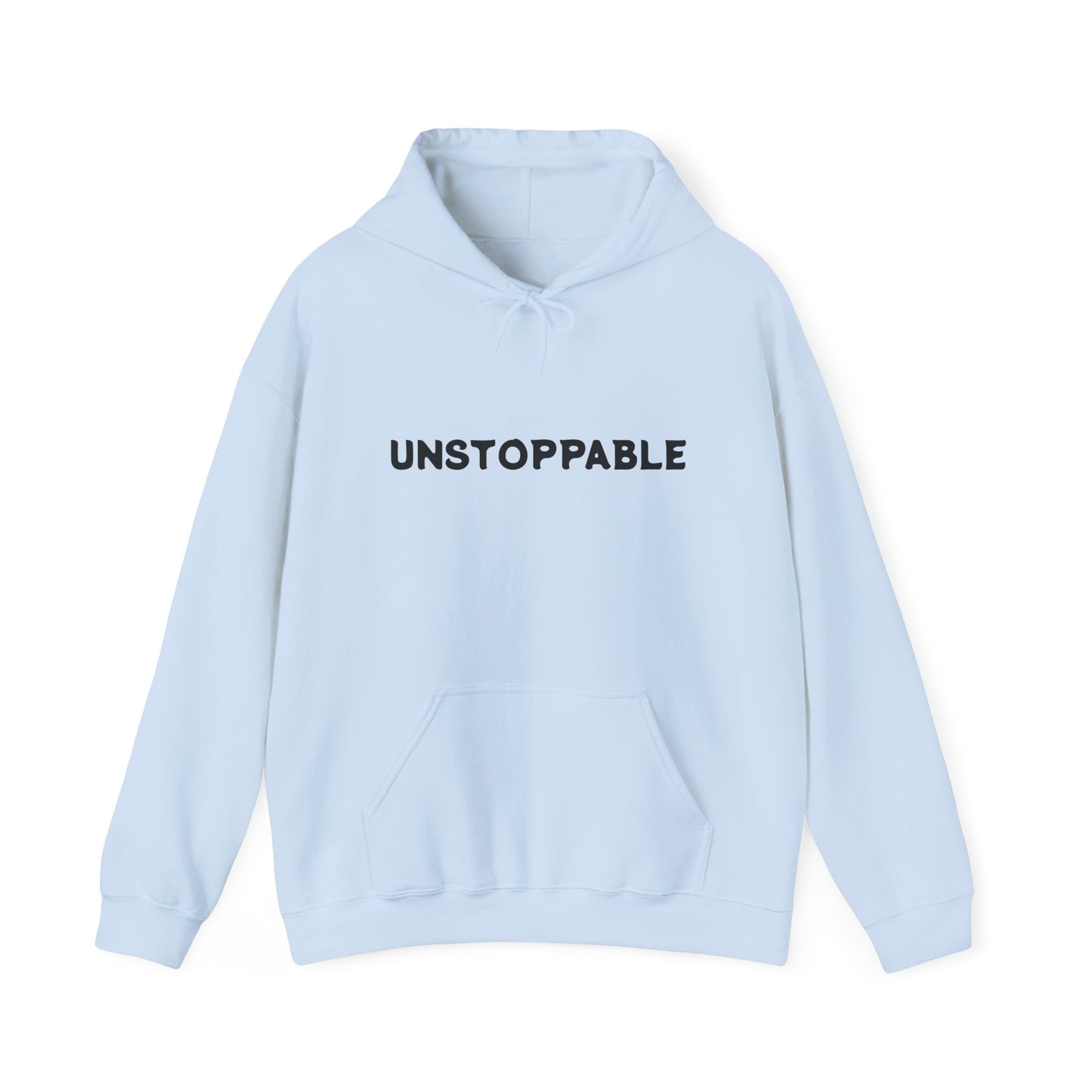 Unisex Hoodie - 'Unstoppable' Motivational Sweatshirt, Gift for Her, Him, Fitness, Everyday Wear, Cozy Layering