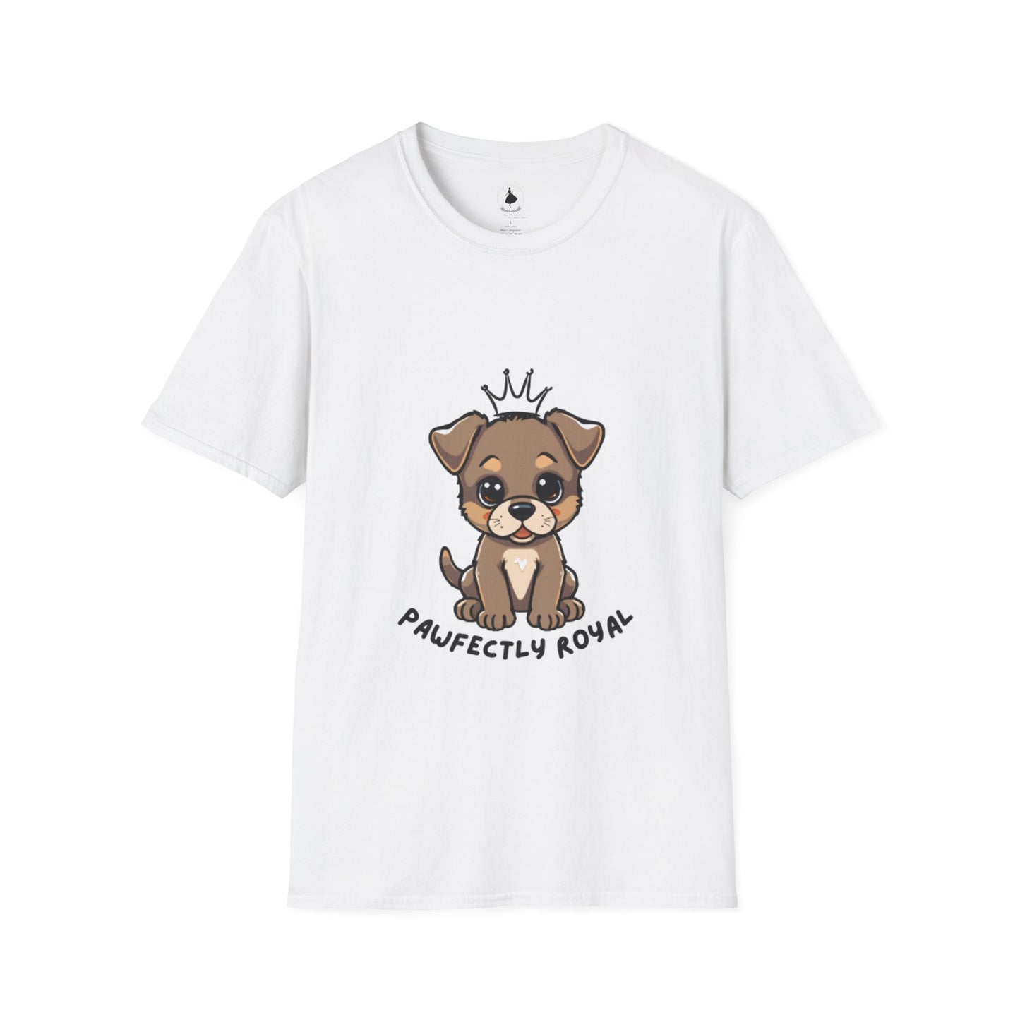 Cute Dog Crown T-Shirt, Pet Lover Gift, Birthday Apparel, Animal Lover Tee, Puppy Themed Shirt, Comfortable Unisex Wear