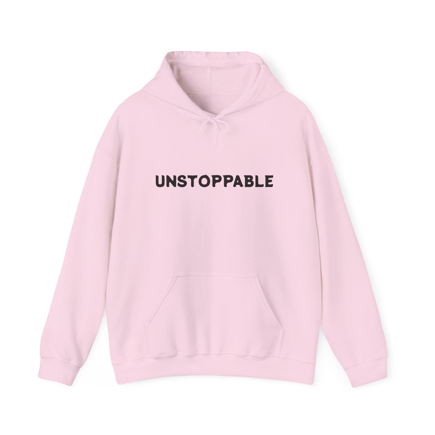 Unisex Hoodie - 'Unstoppable' Motivational Sweatshirt, Gift for Her, Him, Fitness, Everyday Wear, Cozy Layering