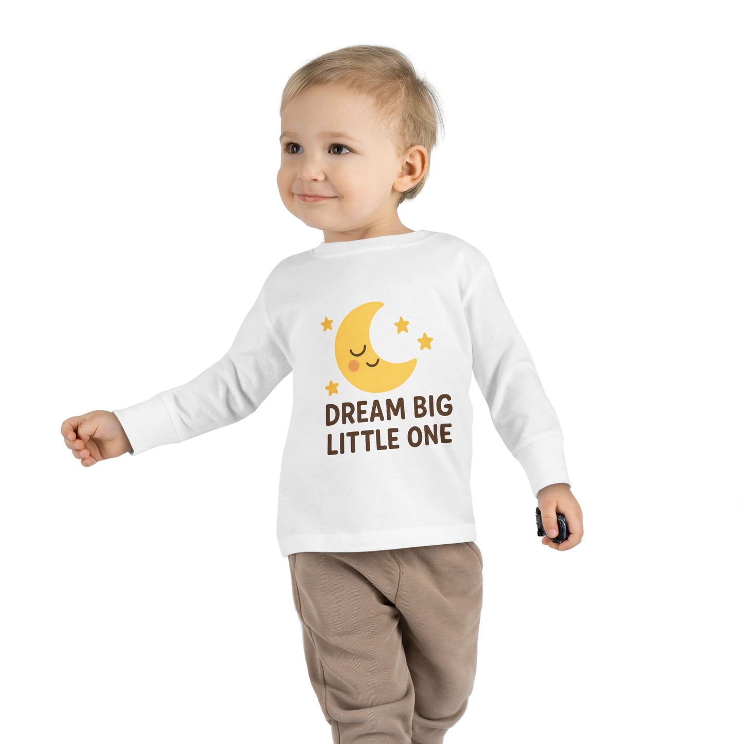 Dream Big Toddler Long Sleeve Tee, Cute Kids Shirt, Nursery Gift, Baby Shower Present, Sleepy Time Apparel, Toddler Sleepwear