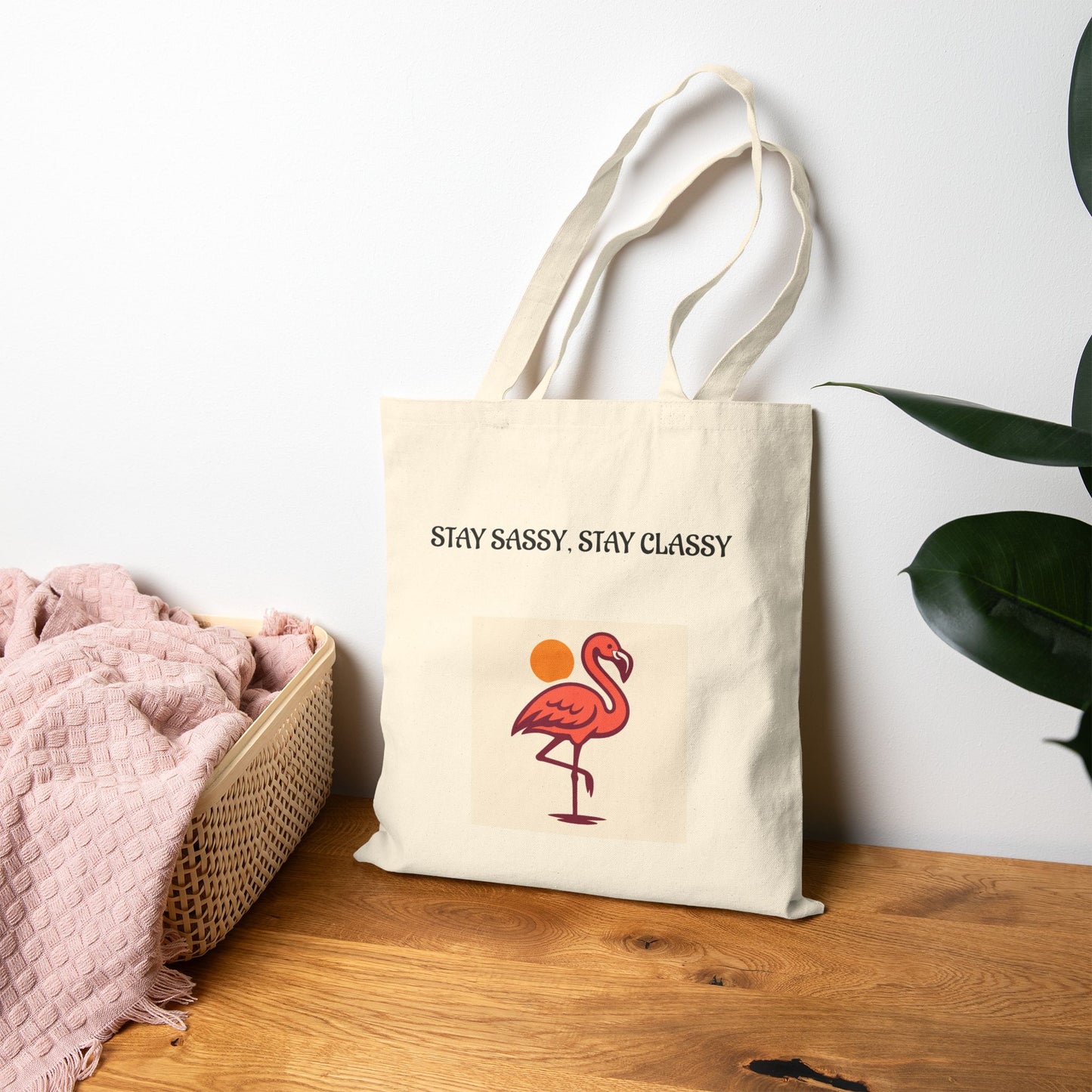 Sassy Canvas Tote Bag, Positive Affirmations, Eco-Friendly Tote, Funny Gift Bag, Beach Bag, Reusable Shopping Bag