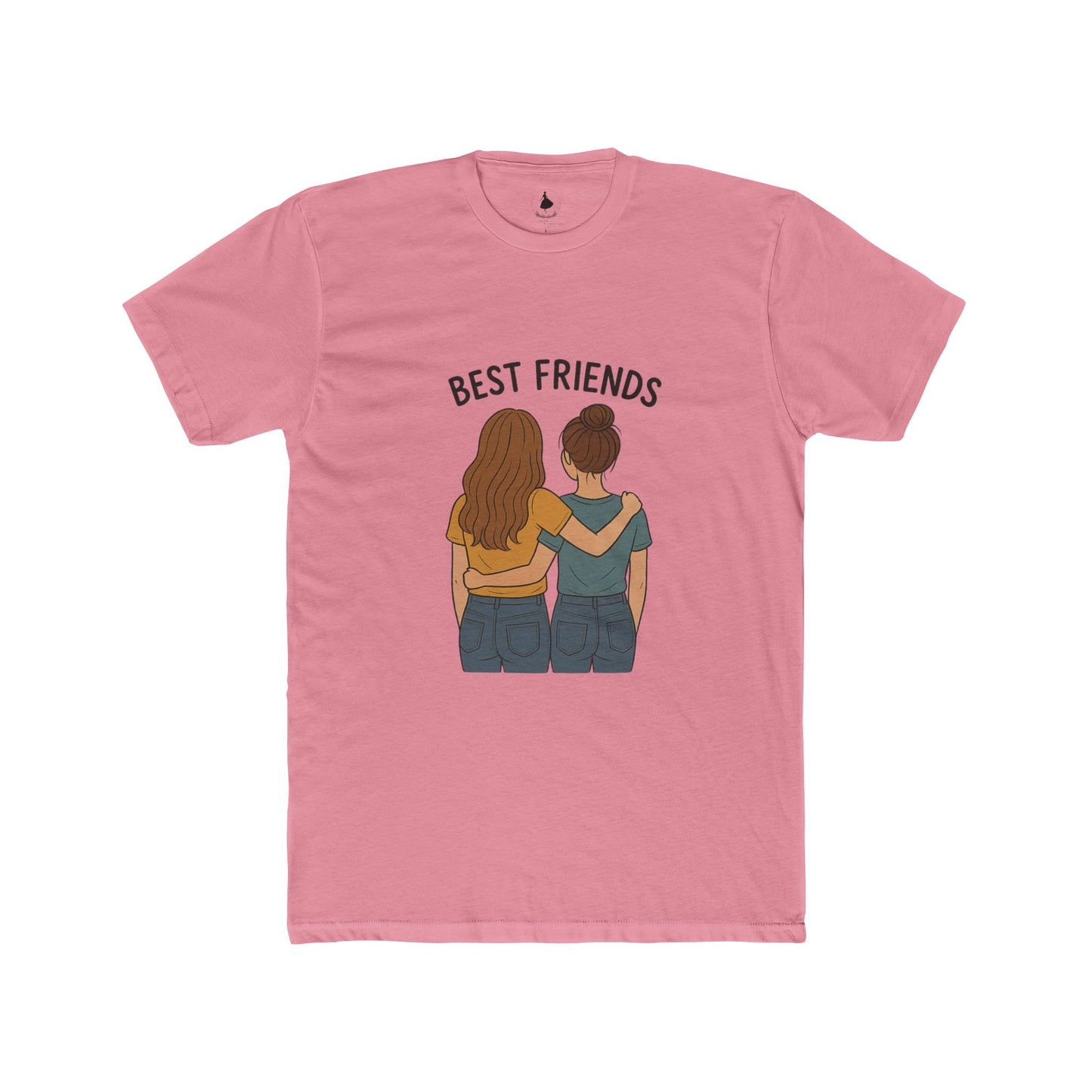 Best Friends Unisex Cotton Crew Tee, Friendship Gift, Casual Wear, Everyday Tee, Matching Tees for Friends
