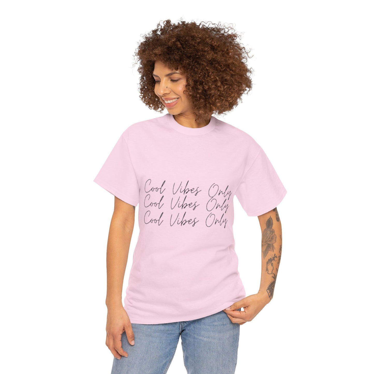 Cool Vibes Only Unisex Tee, Perfect for Casual Outings, Gifts for Friends, Summer Festivals, Relaxed Fit, Everyday Comfort