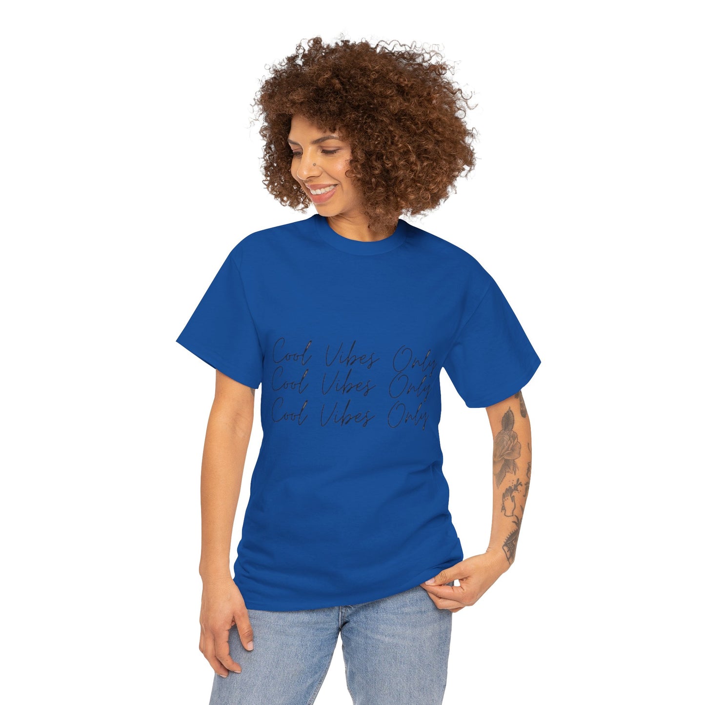 Cool Vibes Only Unisex Tee, Perfect for Casual Outings, Gifts for Friends, Summer Festivals, Relaxed Fit, Everyday Comfort