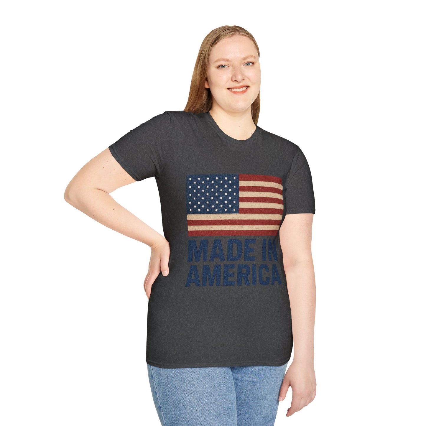 American Pride T-Shirt, Independence Day Shirt, Patriot Tee, Gift for Veterans, Casual Wear, Unisex Apparel