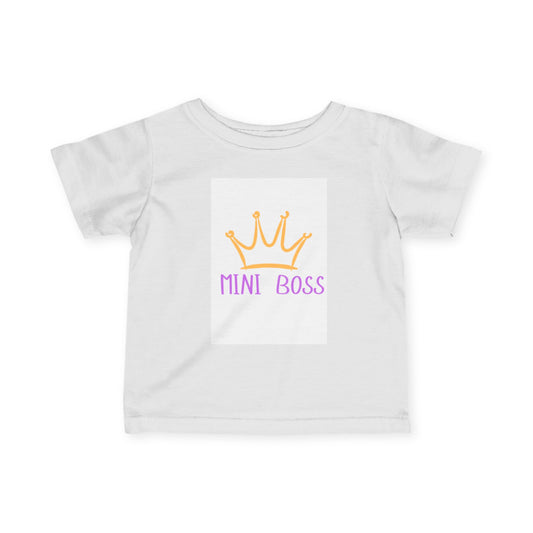 Mini Boss Infant Tee - Cute Baby Shirt, Birthday Outfit, Baby Shower Gift, Toddler Clothes, Kids T-Shirt