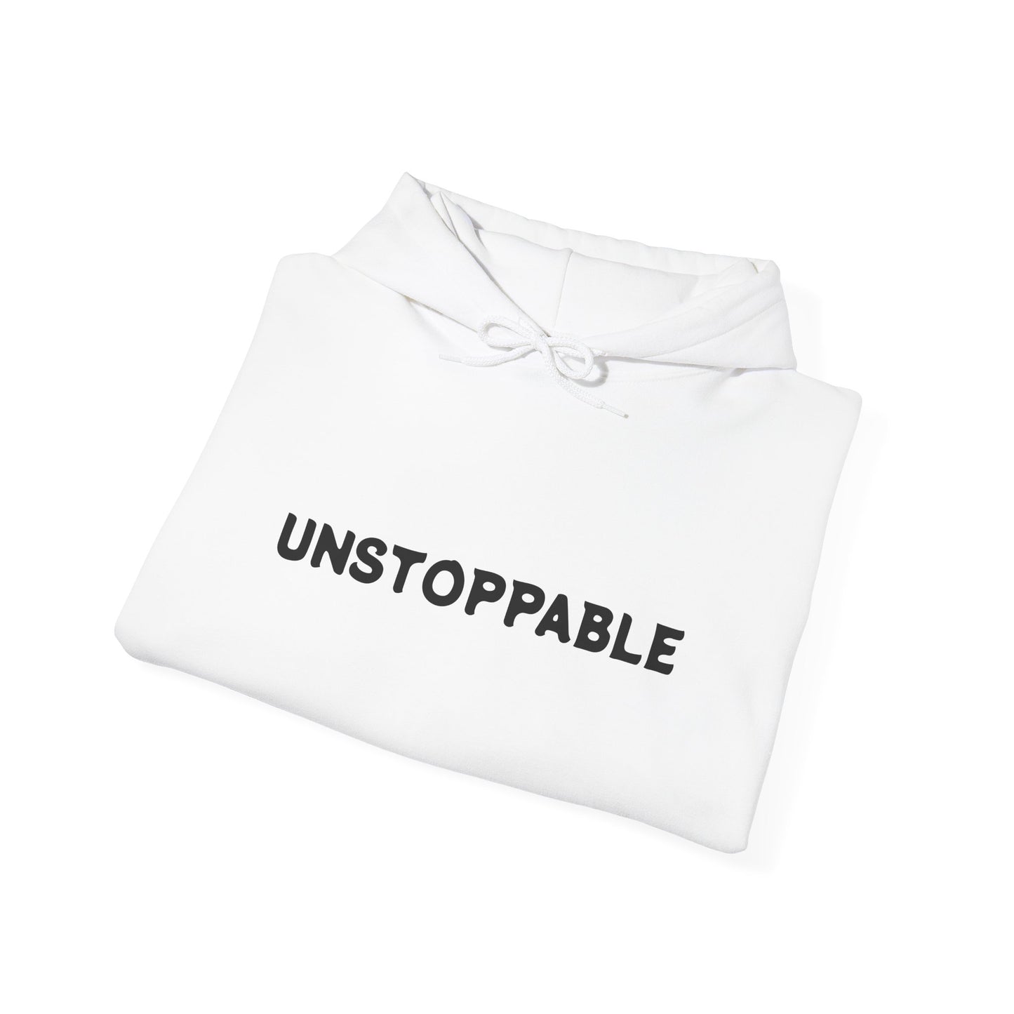Unisex Hoodie - 'Unstoppable' Motivational Sweatshirt, Gift for Her, Him, Fitness, Everyday Wear, Cozy Layering