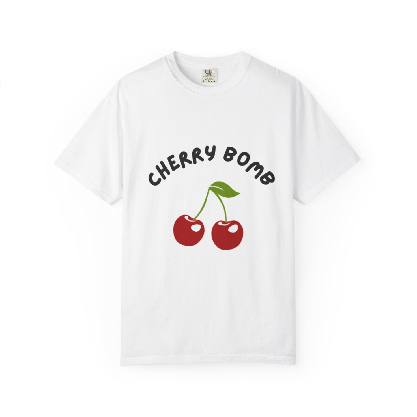 Cherry Bomb T-Shirt, Unisex Tee, Casual Wear, Gift for Music Lovers, Summer Outfit, Cherry Graphic Tee