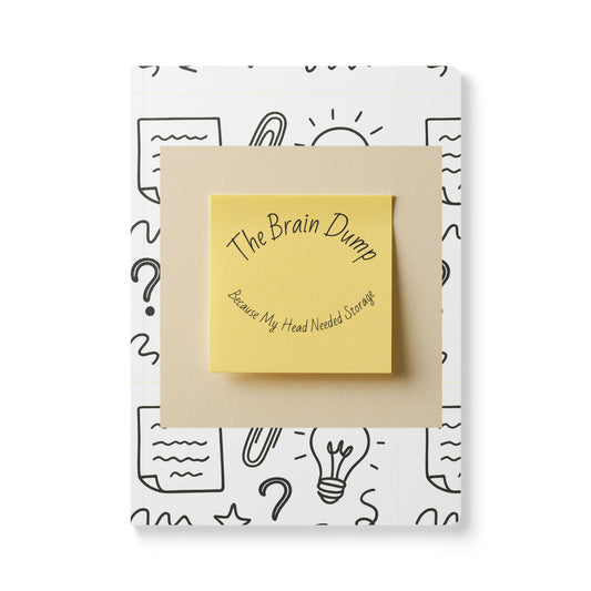 Creative Brain Dump Journal - Ideal for Note-taking, Sketching, Inspiration, Gift for Students and Creatives, Perfect for Holidays