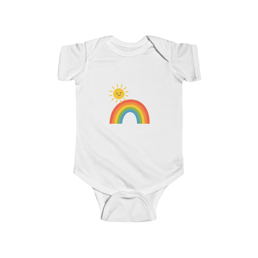 Sunshine Rainbow Baby Bodysuit | Cute Infant Outfit, Gift for Baby Shower, Kid's Birthday, Nursery Decor, Newborn Clothes