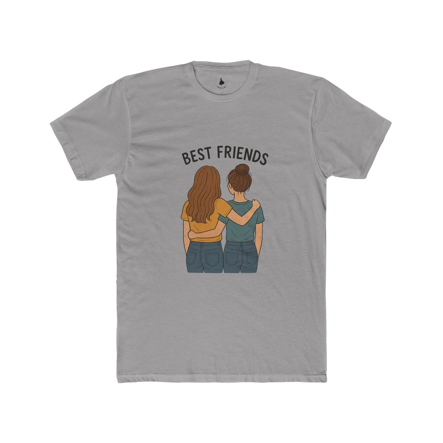 Best Friends Unisex Cotton Crew Tee, Friendship Gift, Casual Wear, Everyday Tee, Matching Tees for Friends