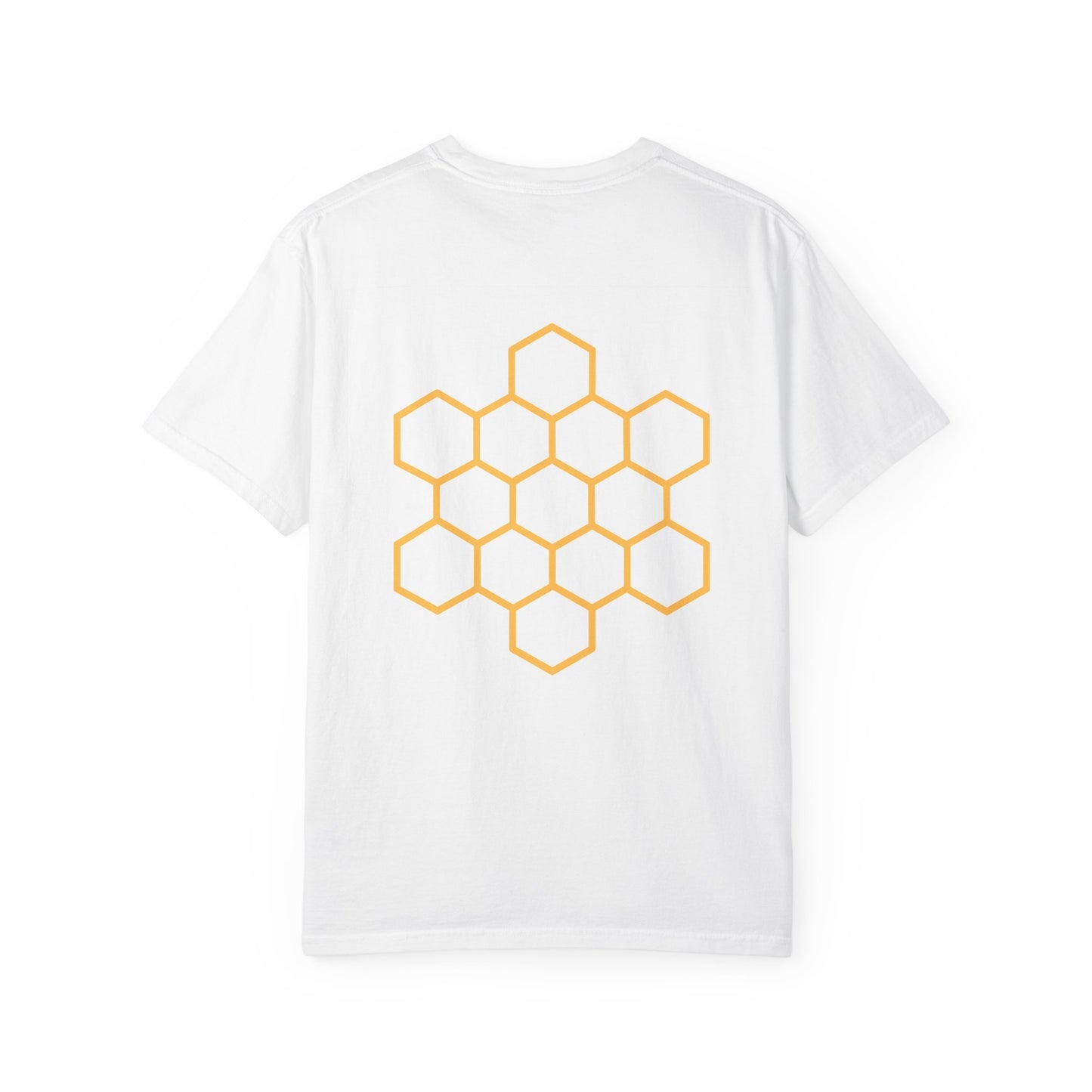 Honeycomb Graphic Unisex T-shirt | Summer Vibes, Bee Lovers, Casual Outfit, Gift for Nature Enthusiasts, Eco-friendly Apparel