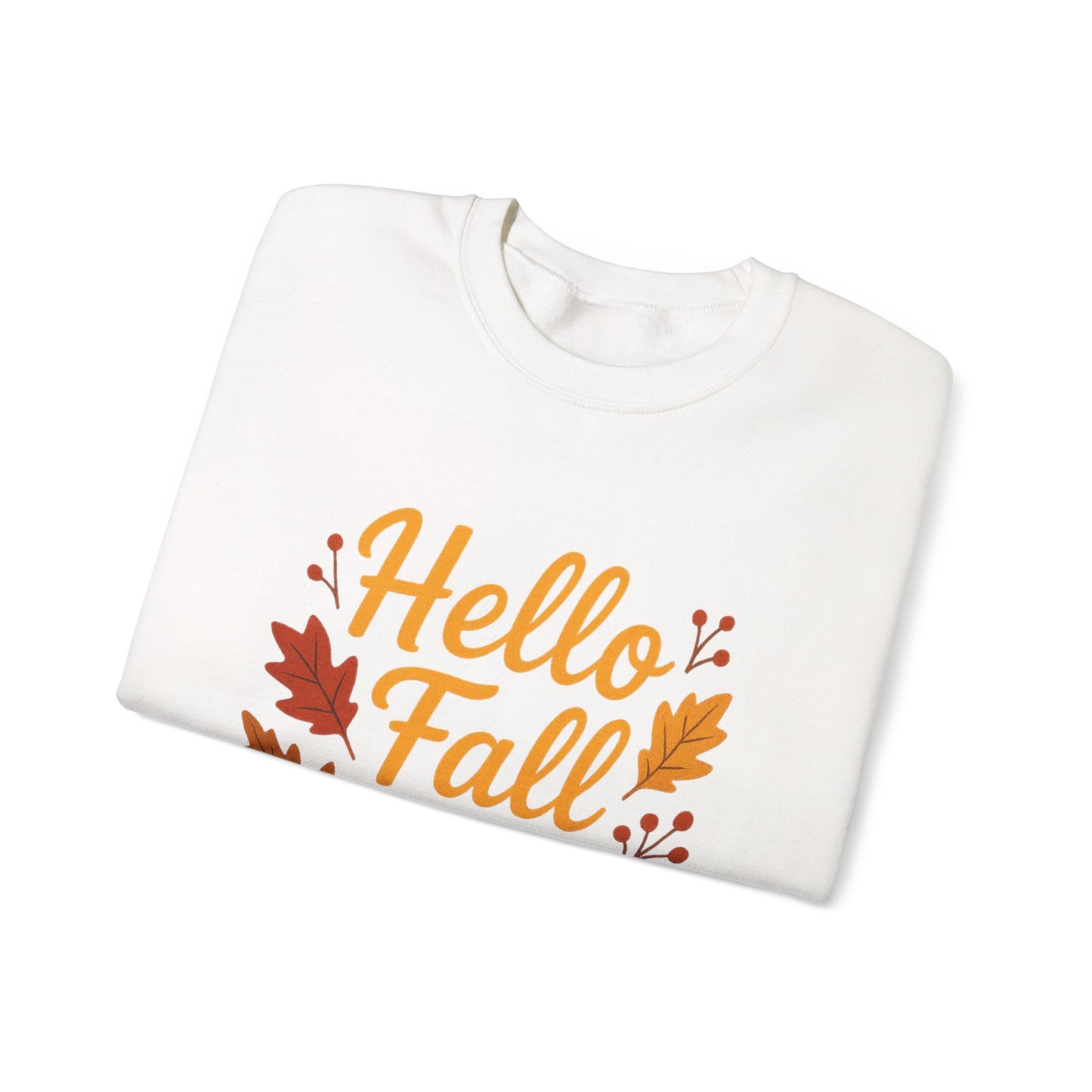 Fall Themed Unisex Sweatshirt, Cozy Autumn Crewneck, Perfect for Halloween, Thanksgiving Casual Wear, Cute Gift for Nature Lovers