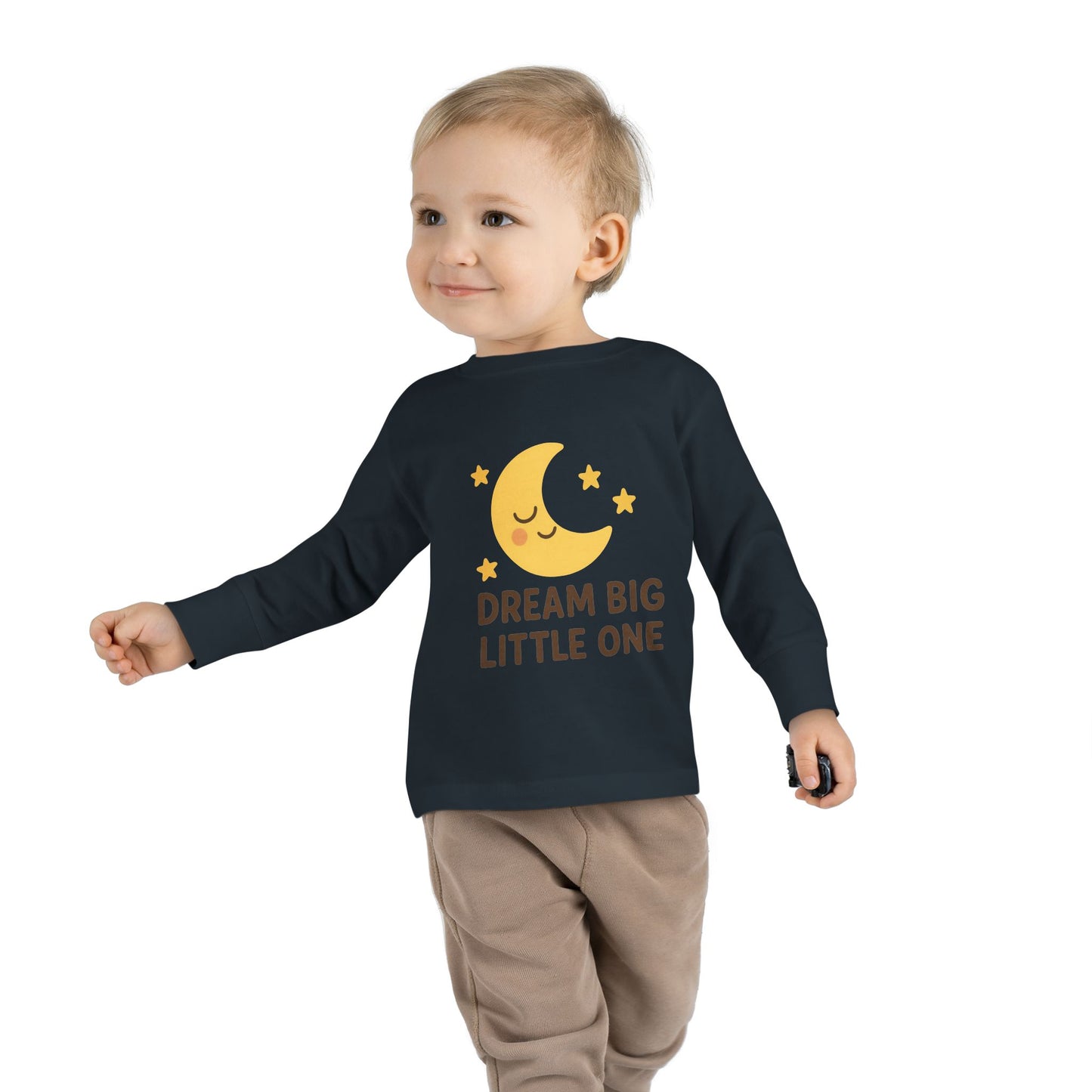 Dream Big Toddler Long Sleeve Tee, Cute Kids Shirt, Nursery Gift, Baby Shower Present, Sleepy Time Apparel, Toddler Sleepwear