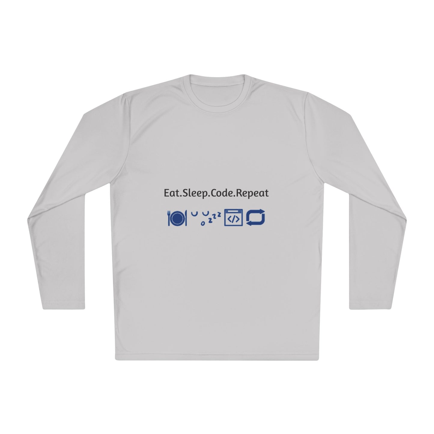Unisex Lightweight Long Sleeve Tee - Eat Sleep Code Repeat, Programmer Shirt, Gift for Coders, Tech Enthusiast Apparel, Casual [...]