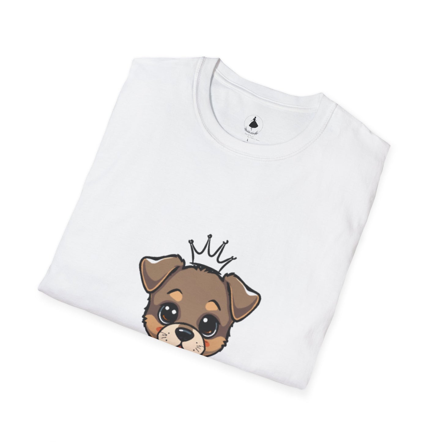 Cute Dog Crown T-Shirt, Pet Lover Gift, Birthday Apparel, Animal Lover Tee, Puppy Themed Shirt, Comfortable Unisex Wear