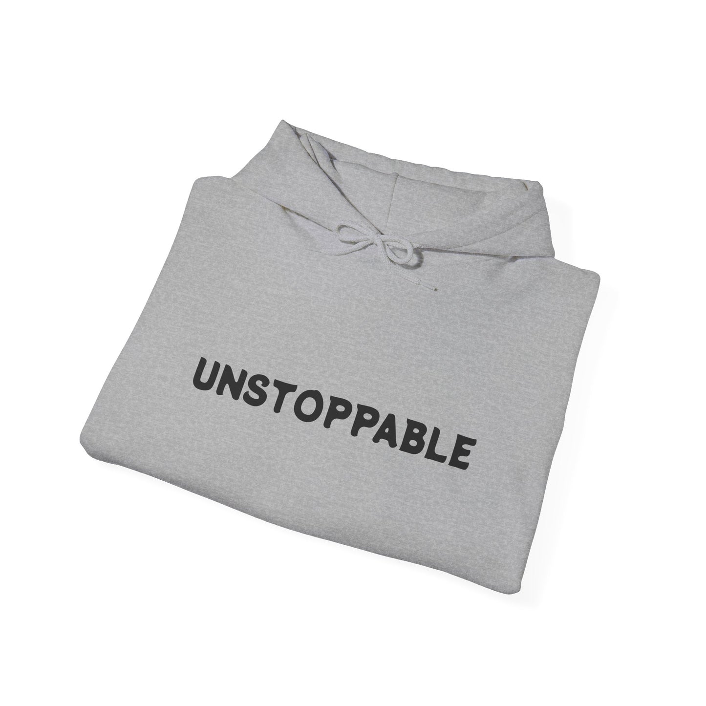 Unisex Hoodie - 'Unstoppable' Motivational Sweatshirt, Gift for Her, Him, Fitness, Everyday Wear, Cozy Layering