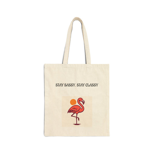 Sassy Canvas Tote Bag, Positive Affirmations, Eco-Friendly Tote, Funny Gift Bag, Beach Bag, Reusable Shopping Bag