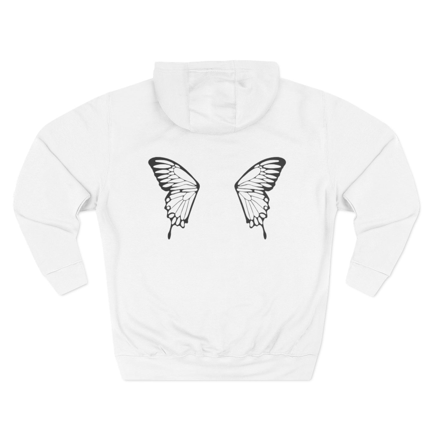 Three-Panel Fleece Hoodie