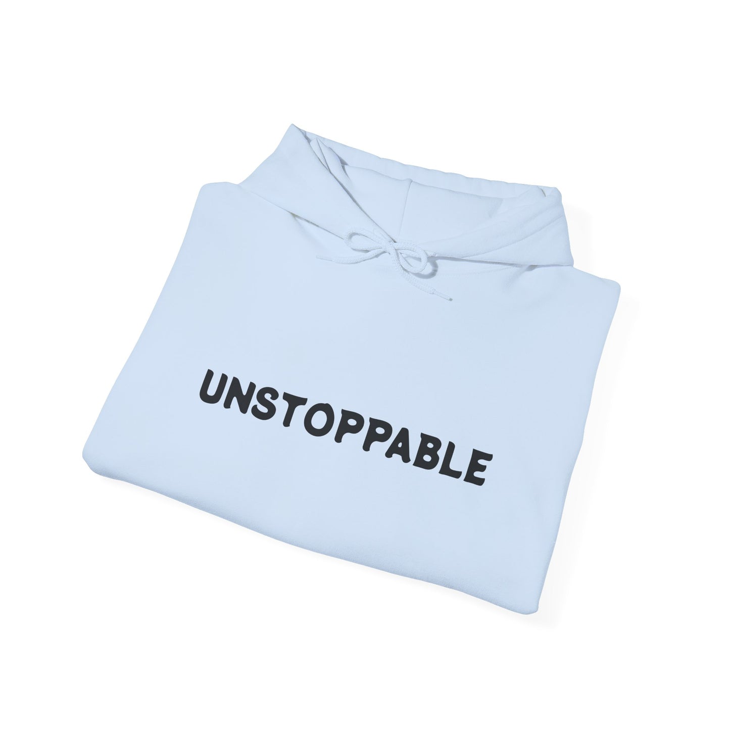 Unisex Hoodie - 'Unstoppable' Motivational Sweatshirt, Gift for Her, Him, Fitness, Everyday Wear, Cozy Layering