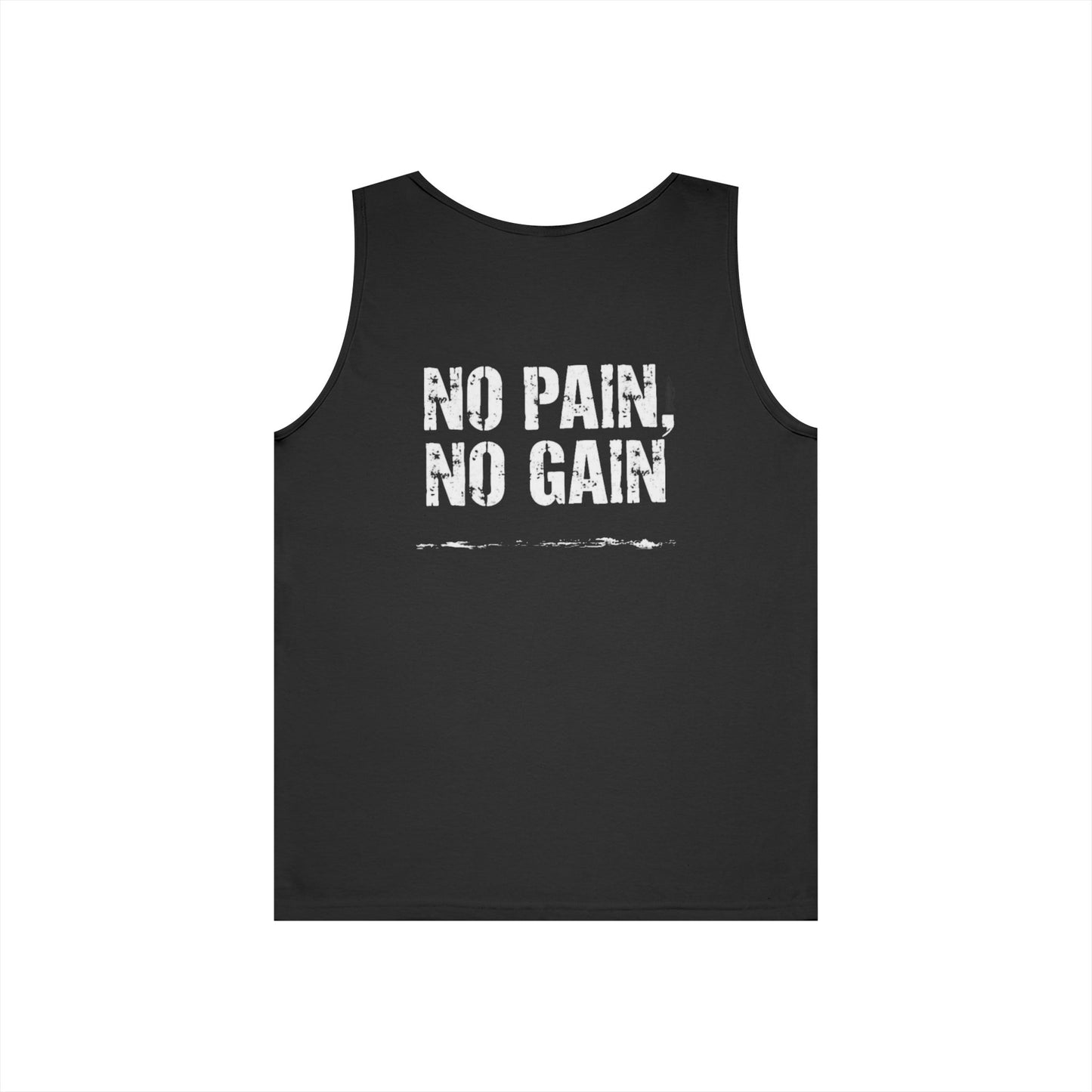 Gym Motivation Tank Top - Fitness, Workout Gear, Unisex Athletic Apparel, Gym Freak, No Pain No Gain, Summer Fitness Top
