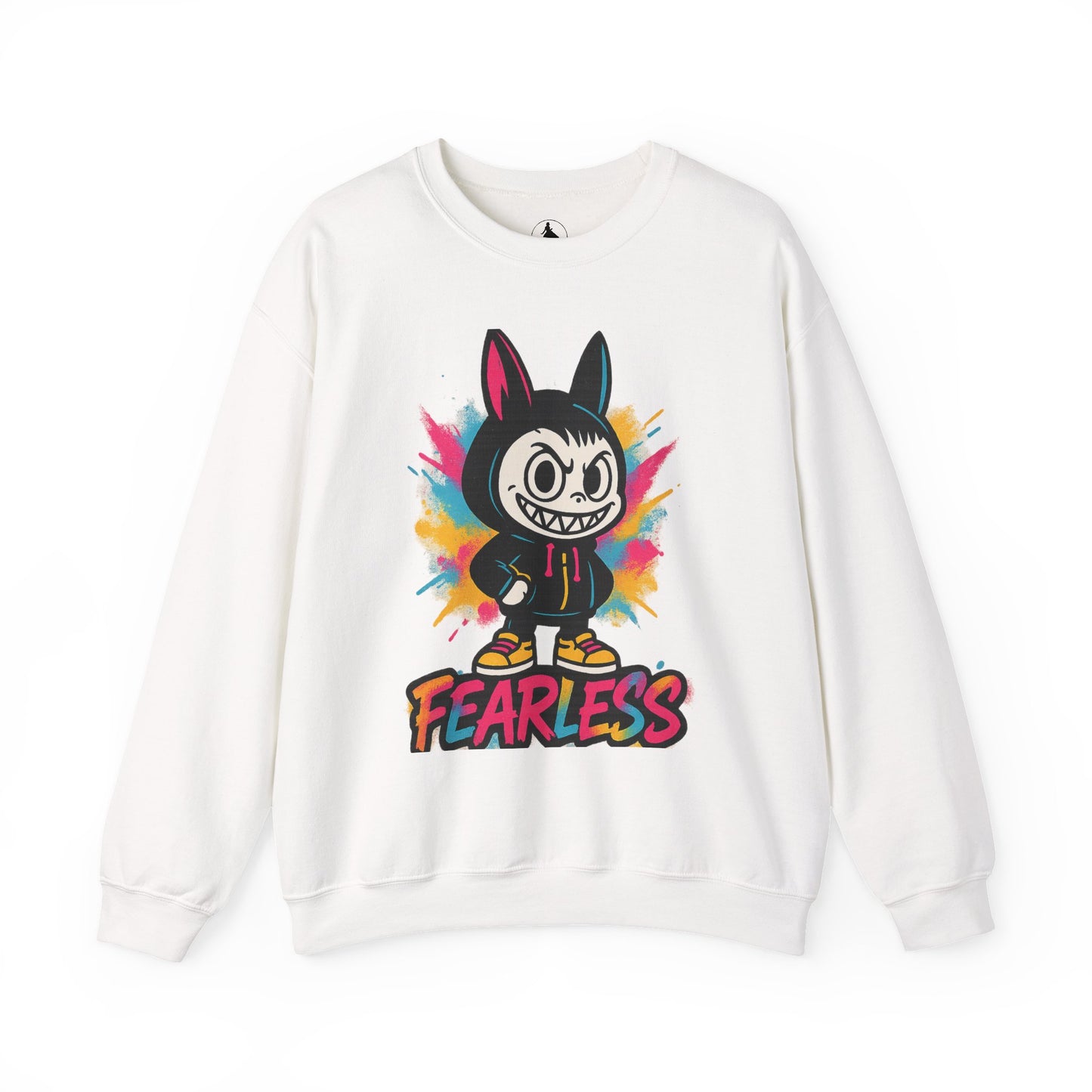 Fearless Unisex Crewneck Sweatshirt - Bold Graphic Sweatshirt, Casual Wear, Gift for Him or Her, Streetwear Fashion, Fall/Winter Apparel
