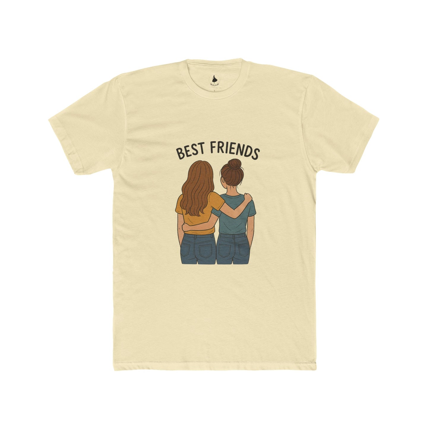 Best Friends Unisex Cotton Crew Tee, Friendship Gift, Casual Wear, Everyday Tee, Matching Tees for Friends