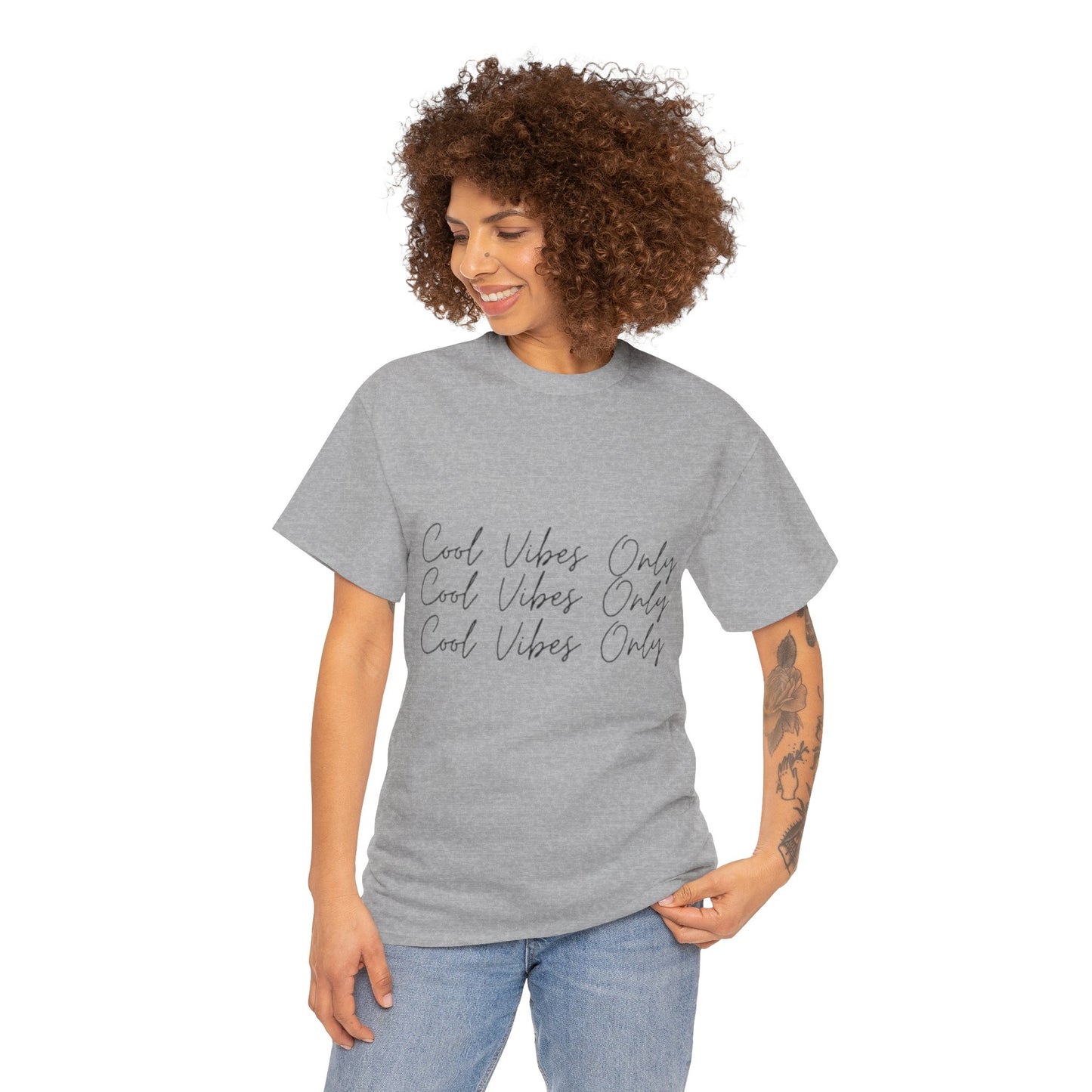 Cool Vibes Only Unisex Tee, Perfect for Casual Outings, Gifts for Friends, Summer Festivals, Relaxed Fit, Everyday Comfort