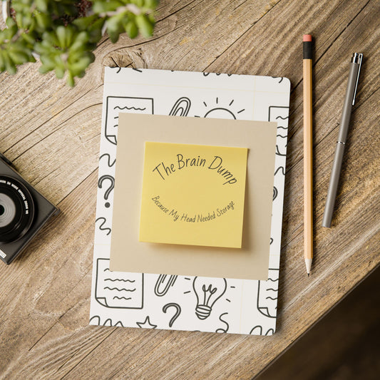 Creative Brain Dump Journal - Ideal for Note-taking, Sketching, Inspiration, Gift for Students and Creatives, Perfect for Holidays