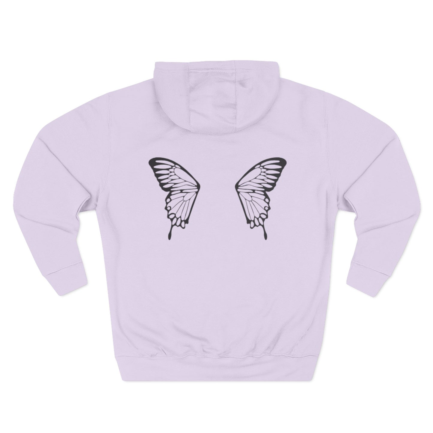 Three-Panel Fleece Hoodie