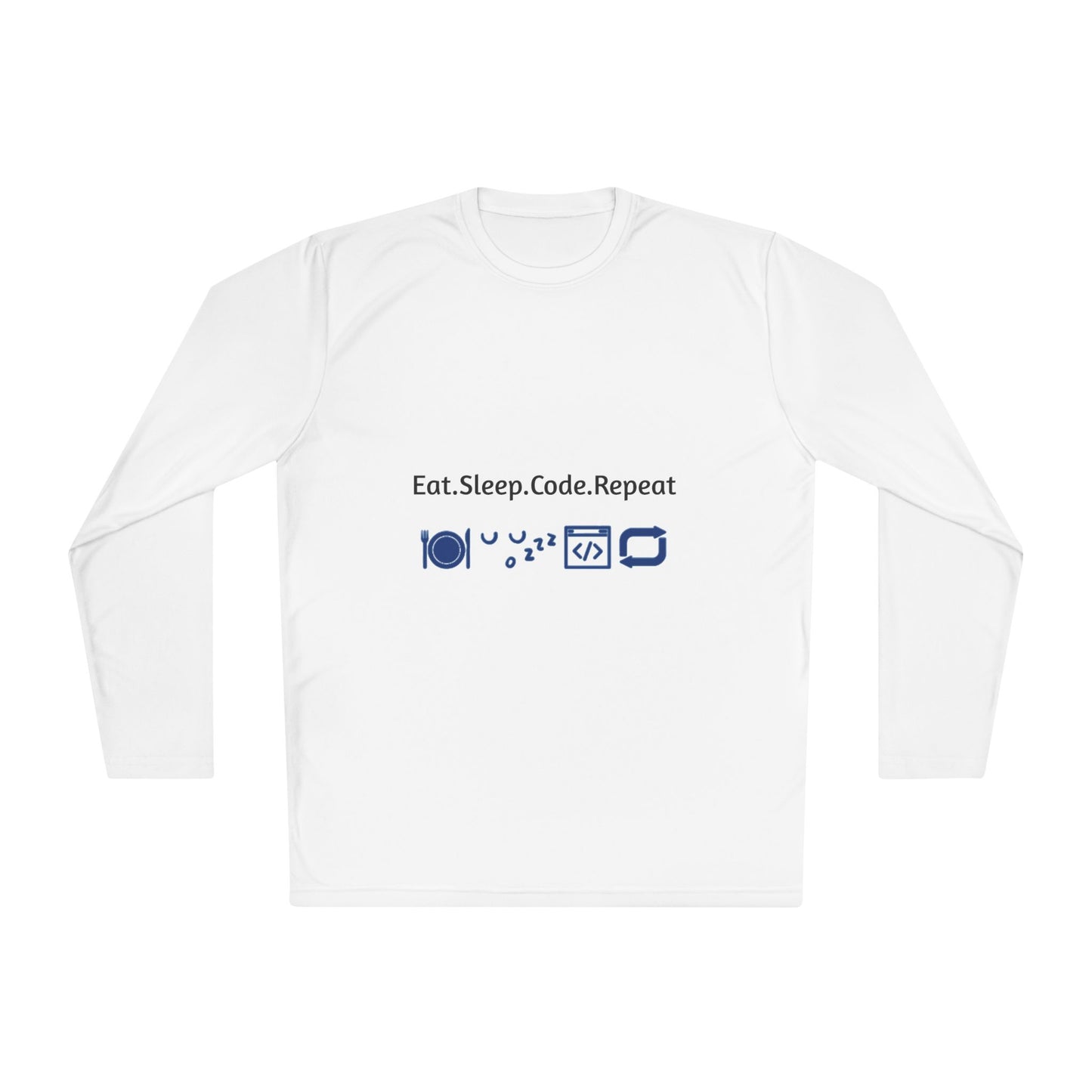 Unisex Lightweight Long Sleeve Tee - Eat Sleep Code Repeat, Programmer Shirt, Gift for Coders, Tech Enthusiast Apparel, Casual [...]