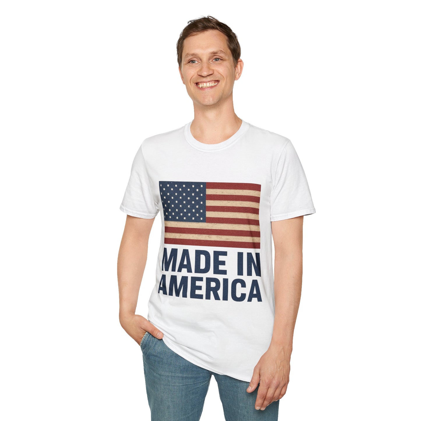 American Pride T-Shirt, Independence Day Shirt, Patriot Tee, Gift for Veterans, Casual Wear, Unisex Apparel