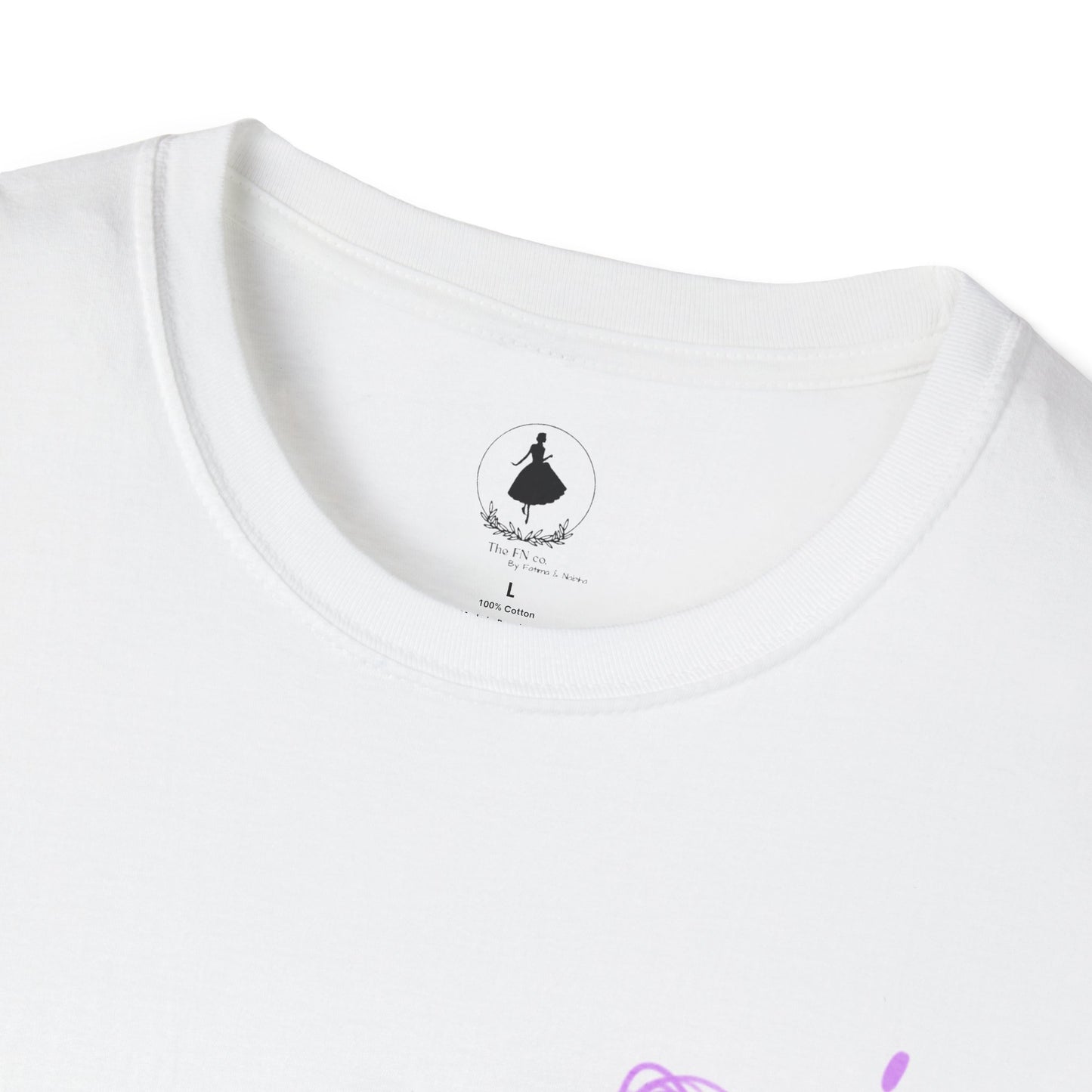 Cute Doodle Heart T-Shirt, Unisex Tee, Valentine's Gift, Softstyle T-Shirt, Casual Wear, Art Lover Apparel