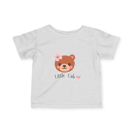 Adorable Infant Bear Tee, Cute Baby Shirt, Little Cub T-Shirt, Kids Gift, Nursery Style, Toddler Apparel
