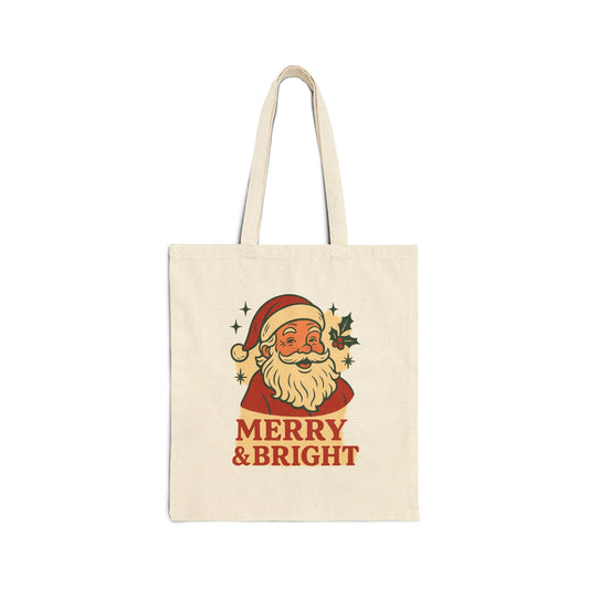 Merry & Bright Christmas Tote Bag