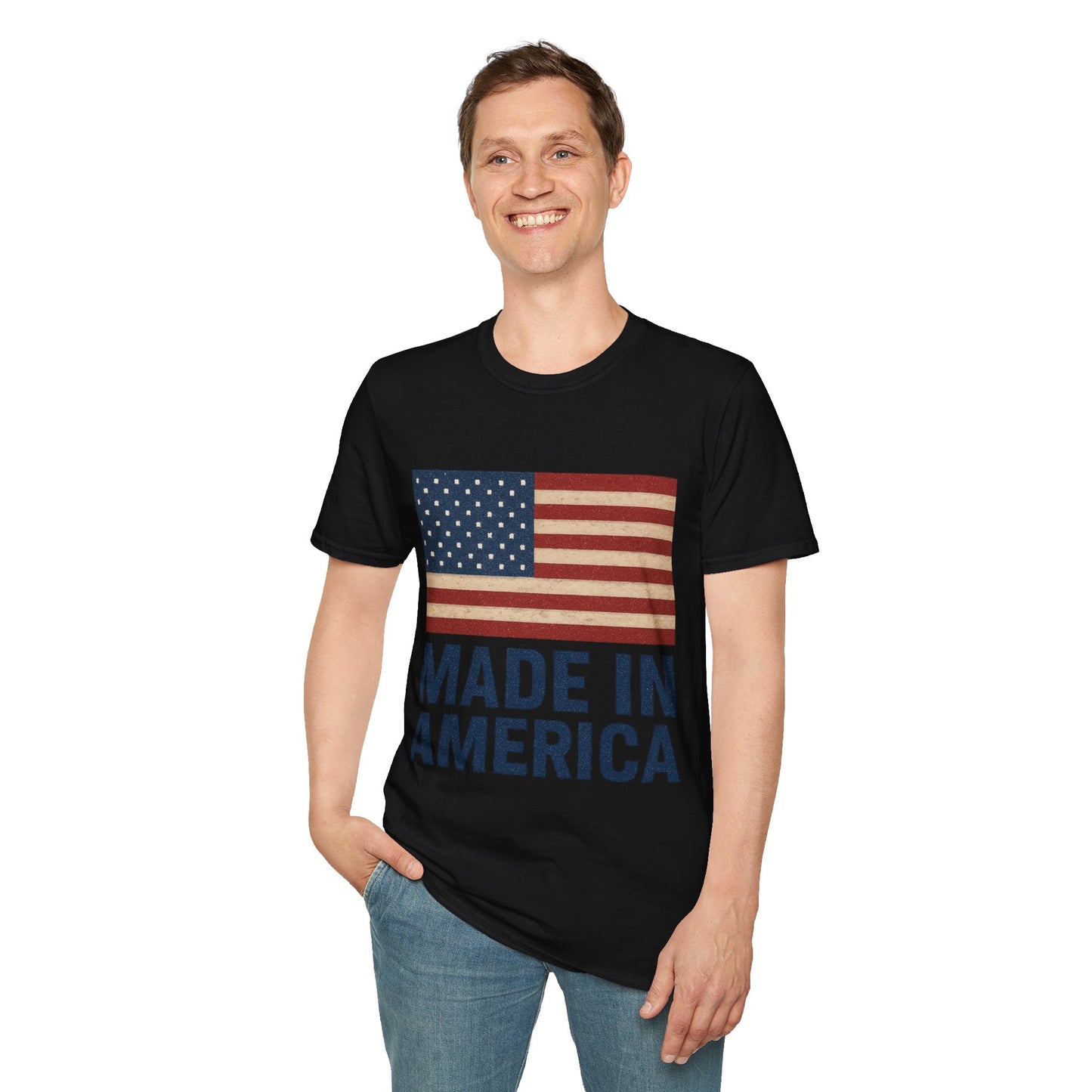 American Pride T-Shirt, Independence Day Shirt, Patriot Tee, Gift for Veterans, Casual Wear, Unisex Apparel