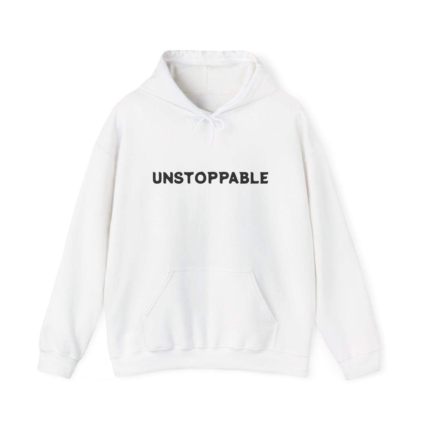 Unisex Hoodie - 'Unstoppable' Motivational Sweatshirt, Gift for Her, Him, Fitness, Everyday Wear, Cozy Layering