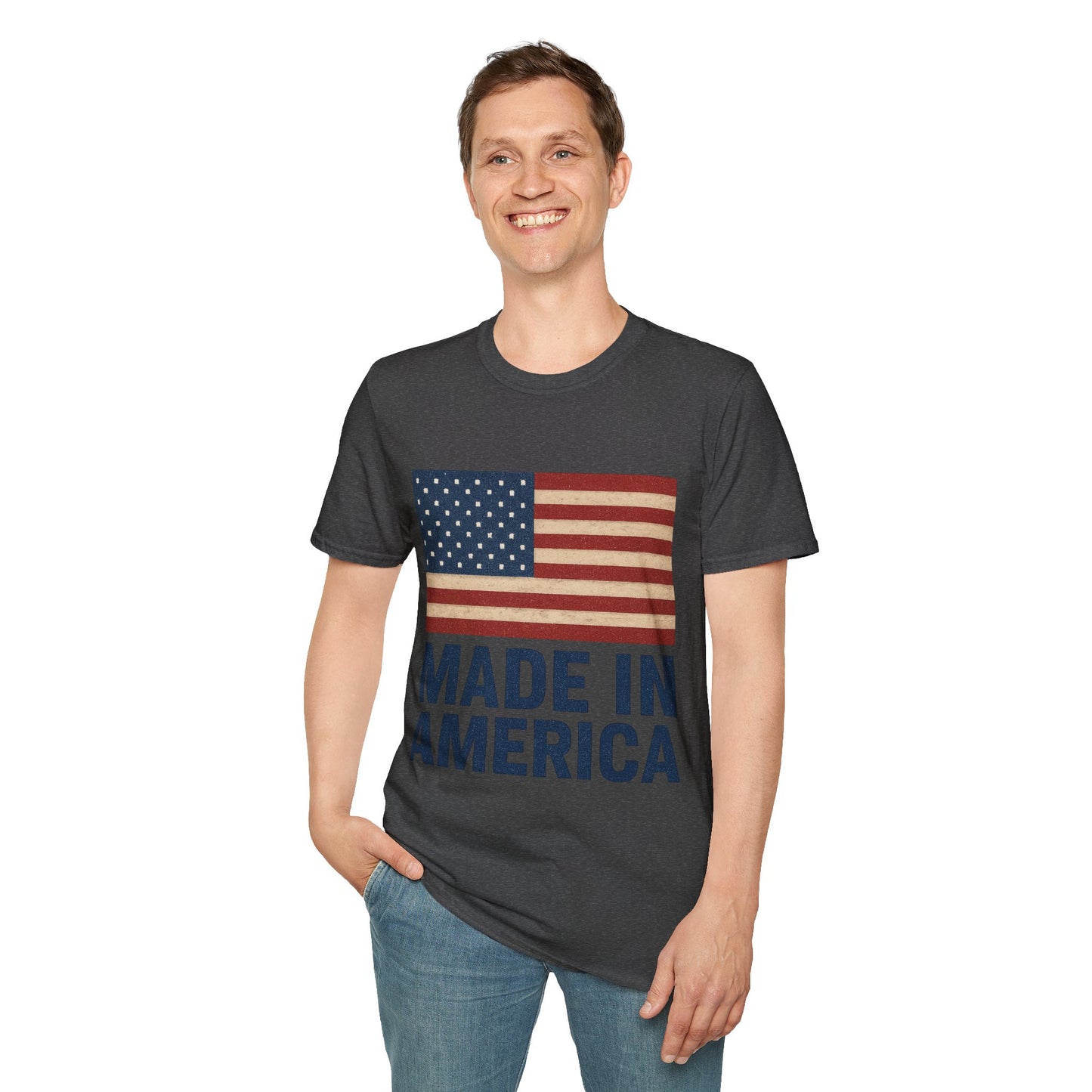American Pride T-Shirt, Independence Day Shirt, Patriot Tee, Gift for Veterans, Casual Wear, Unisex Apparel