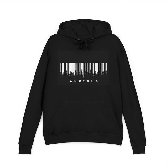 Anxious Vibes Unisex French Terry Hoodie, Comfortable Sweatshirt, Mental Health Awareness Gift, Cozy Layering Essential, Relaxation Wear