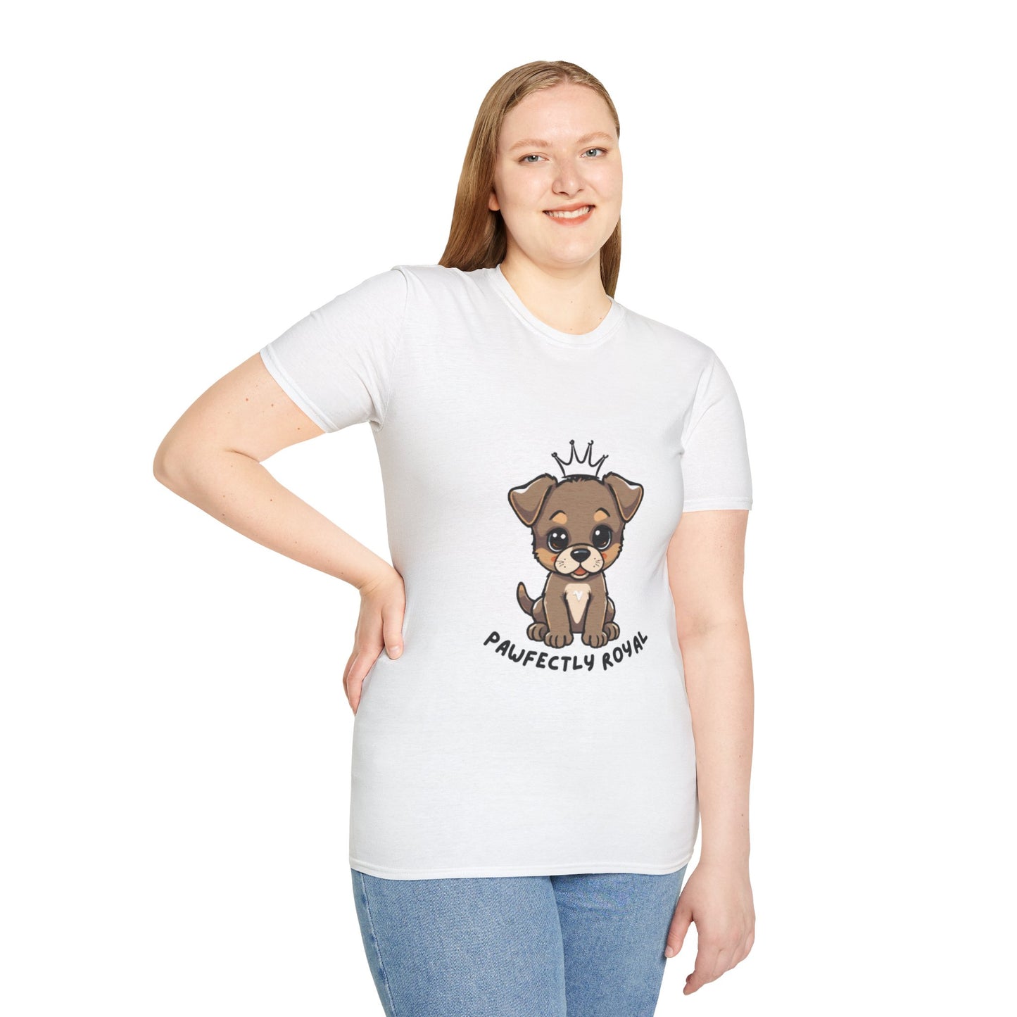 Cute Dog Crown T-Shirt, Pet Lover Gift, Birthday Apparel, Animal Lover Tee, Puppy Themed Shirt, Comfortable Unisex Wear