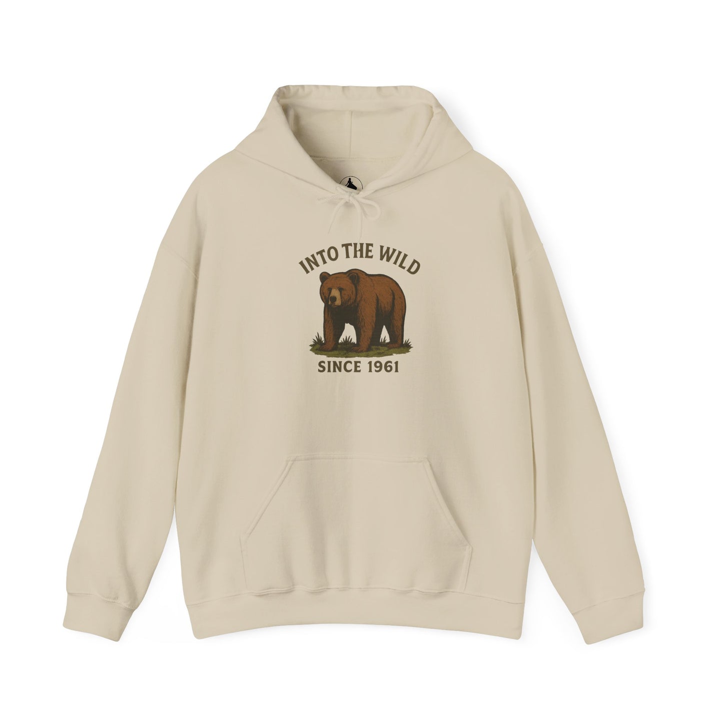 Into the Wild Bear Hoodie - Cozy Unisex Sweatshirt for Nature Lovers, Perfect Gift for Outdoor Adventures, Camping, and Wildlife Enthusiasts