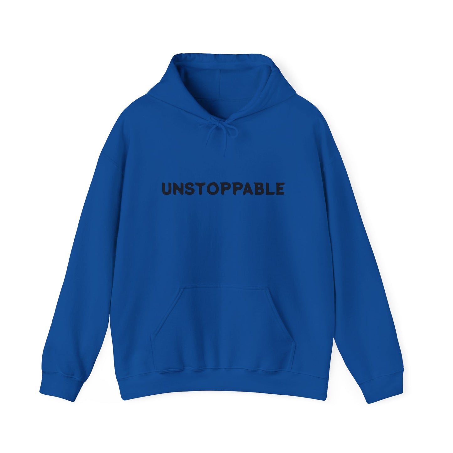 Unisex Hoodie - 'Unstoppable' Motivational Sweatshirt, Gift for Her, Him, Fitness, Everyday Wear, Cozy Layering