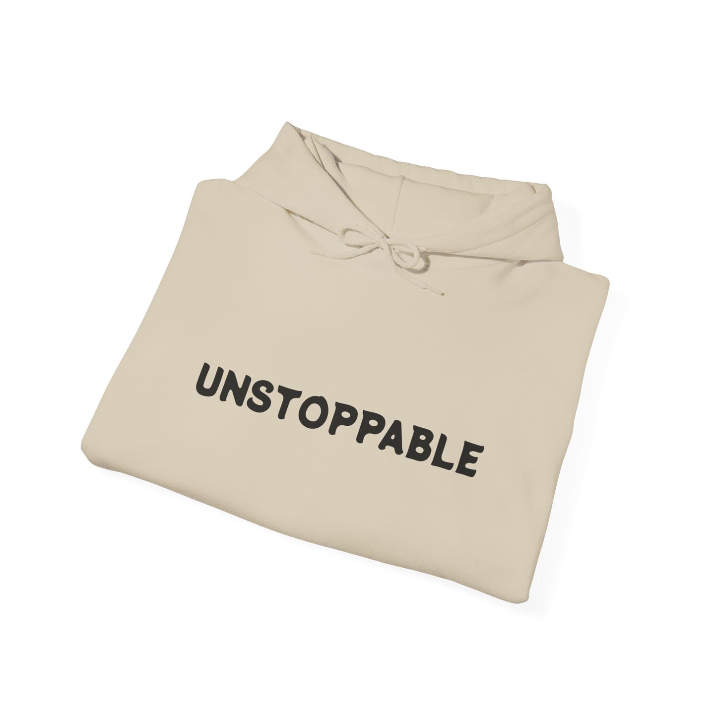 Unisex Hoodie - 'Unstoppable' Motivational Sweatshirt, Gift for Her, Him, Fitness, Everyday Wear, Cozy Layering