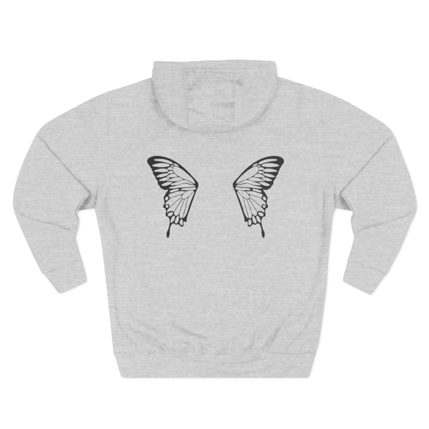 Three-Panel Fleece Hoodie