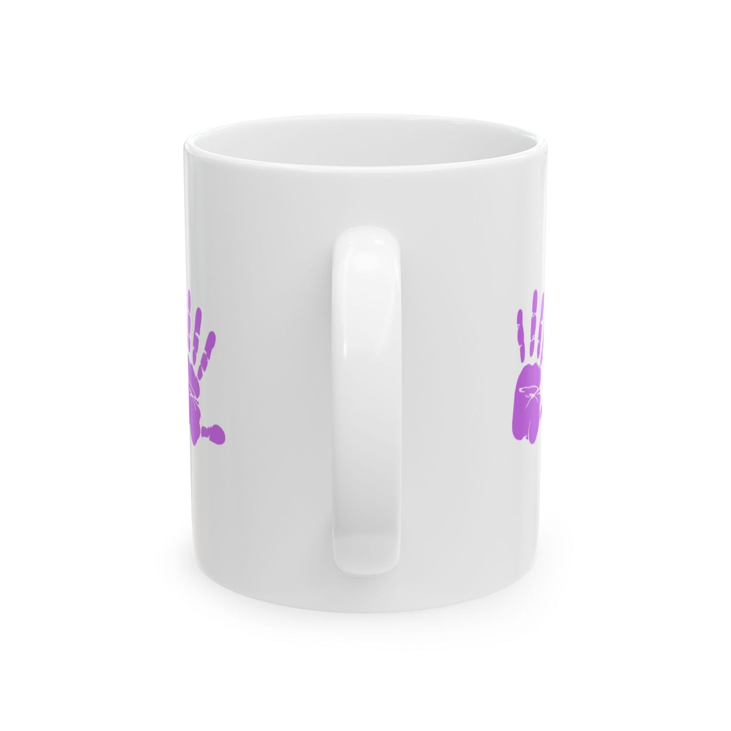 Best Mom Ever Ceramic Mug | Heartwarming Gift for Mothers | Handprint Design Mug | Perfect for Mom's Day, Birthdays, or Just Because